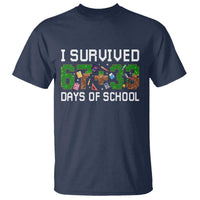 I Survived 67 33 Days Of School T Shirt Funny 100 Days of School 67 Pixel Game - Wonder Print Shop