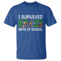 I Survived 67 33 Days Of School T Shirt Funny 100 Days of School 67 Pixel Game - Wonder Print Shop