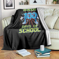Bruh I Survived 67 33 Days Of School Throw Blanket Funny 100th Days of School 67 Game Meme