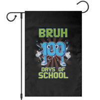 Bruh I Survived 67 33 Days Of School Garden Flag Funny 100th Days of School 67 Game Meme