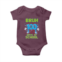 Bruh I Survived 67 33 Days Of School Baby Onesie Funny 100th Days of School 67 Game Meme - Wonder Print Shop