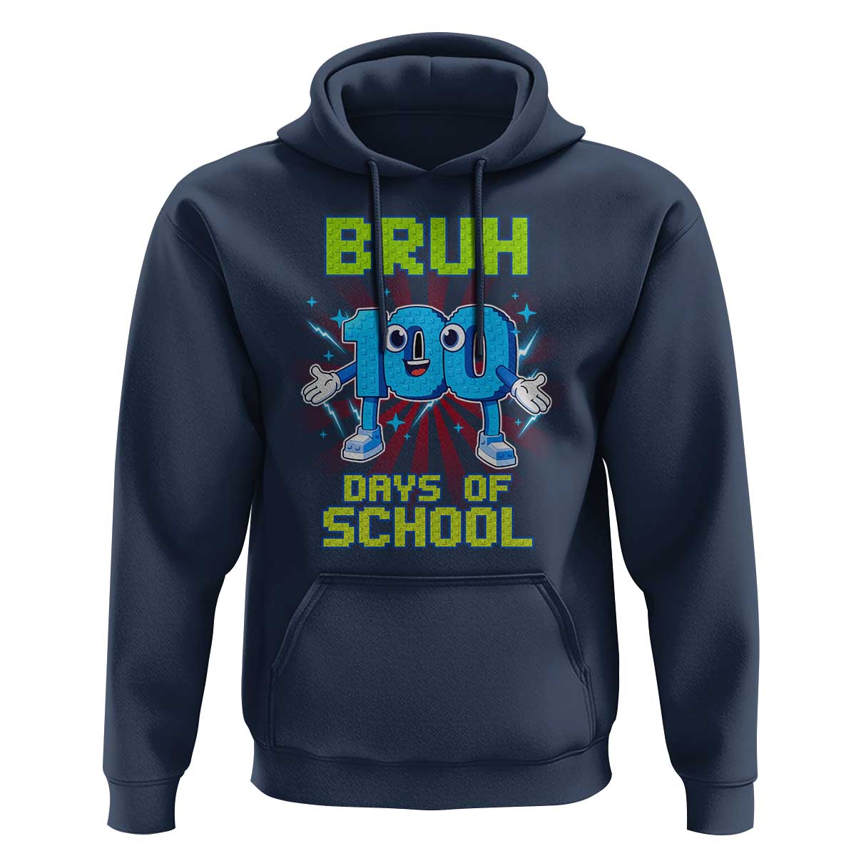 Bruh I Survived 67 33 Days Of School Hoodie Funny 100th Days of School 67 Game Meme - Wonder Print Shop