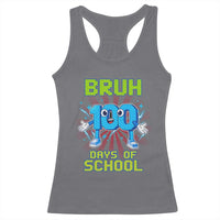 Bruh I Survived 67 33 Days Of School Racerback Tank Top Funny 100th Days of School 67 Game Meme - Wonder Print Shop