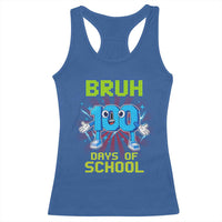 Bruh I Survived 67 33 Days Of School Racerback Tank Top Funny 100th Days of School 67 Game Meme - Wonder Print Shop