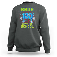 Bruh I Survived 67 33 Days Of School Sweatshirt Funny 100th Days of School 67 Game Meme - Wonder Print Shop