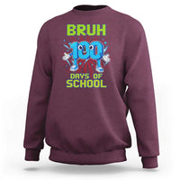 Bruh I Survived 67 33 Days Of School Sweatshirt Funny 100th Days of School 67 Game Meme - Wonder Print Shop