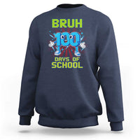 Bruh I Survived 67 33 Days Of School Sweatshirt Funny 100th Days of School 67 Game Meme - Wonder Print Shop