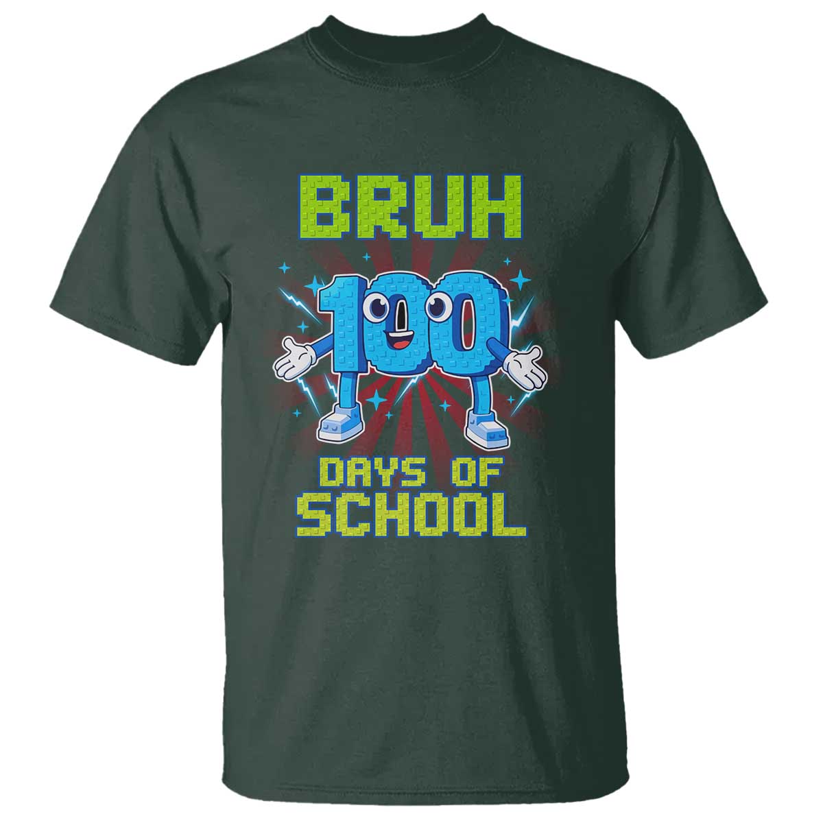 Bruh I Survived 67 33 Days Of School T Shirt Funny 100th Days of School 67 Game Meme - Wonder Print Shop