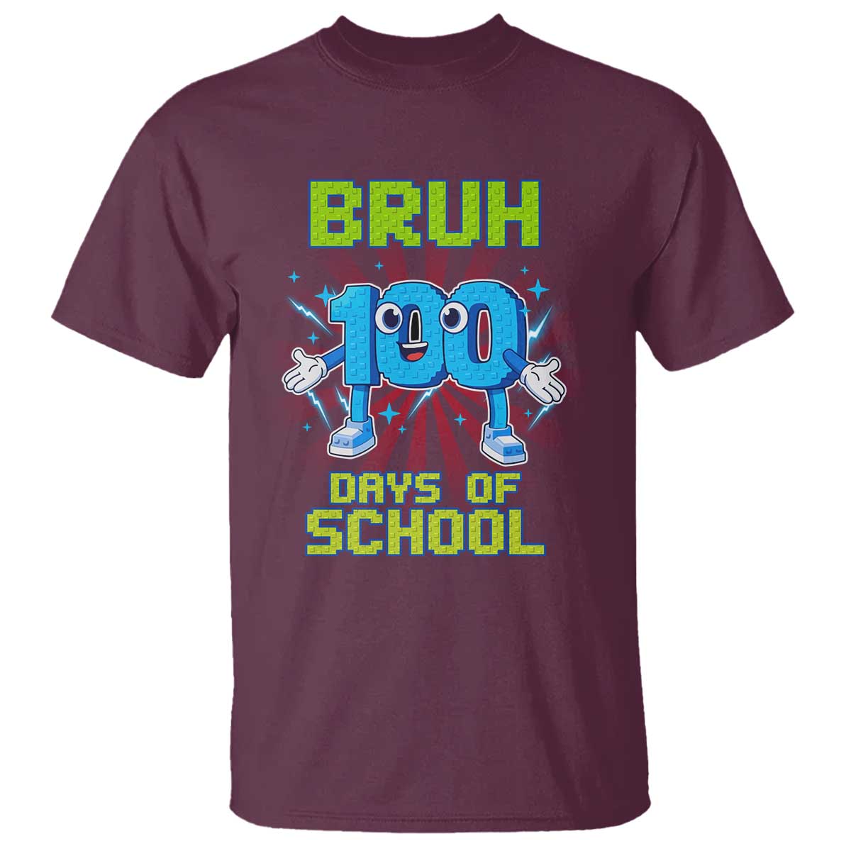 Bruh I Survived 67 33 Days Of School T Shirt Funny 100th Days of School 67 Game Meme - Wonder Print Shop