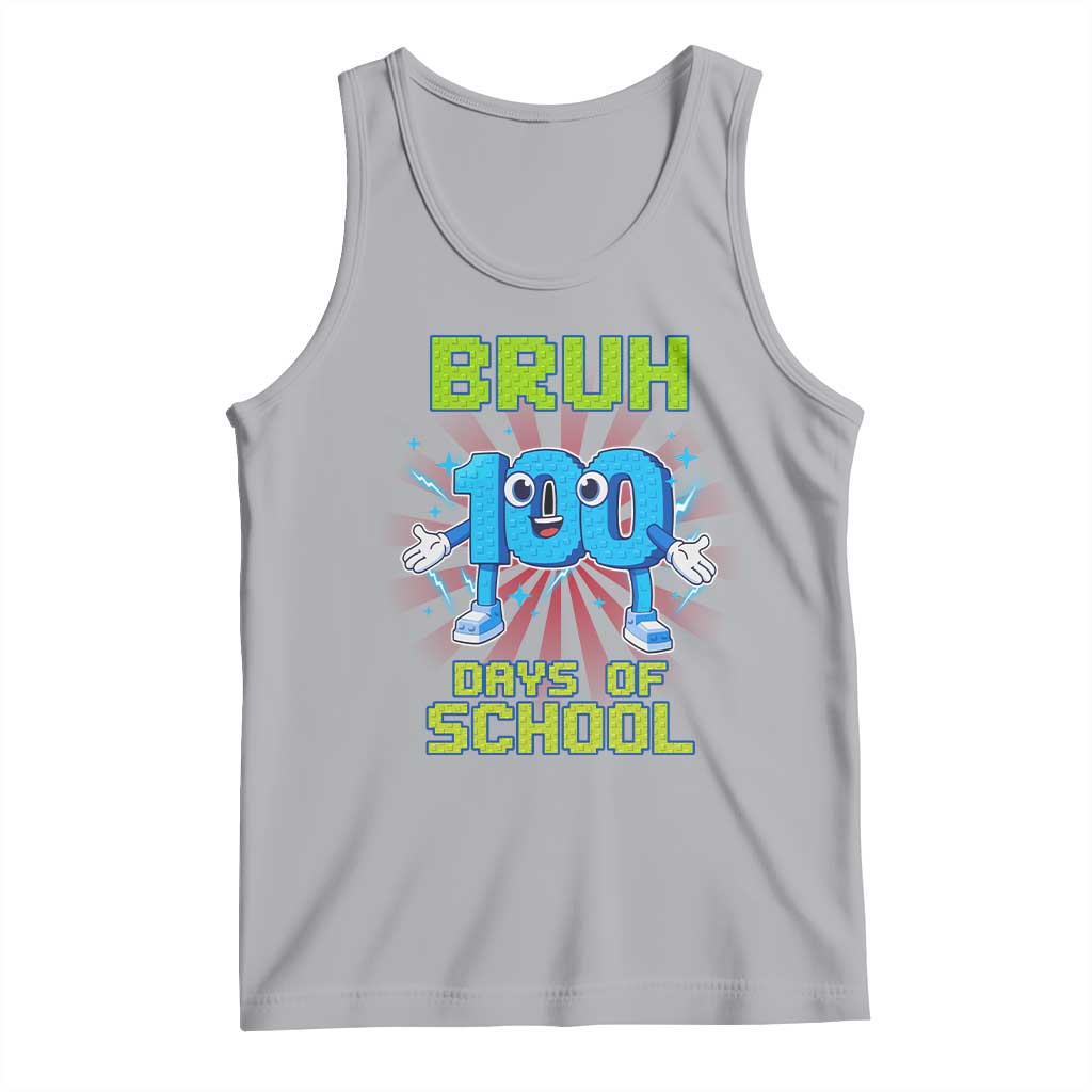Bruh I Survived 67 33 Days Of School Tank Top Funny 100th Days of School 67 Game Meme - Wonder Print Shop