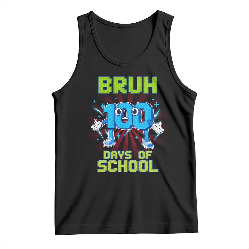 Bruh I Survived 67 33 Days Of School Tank Top Funny 100th Days of School 67 Game Meme - Wonder Print Shop