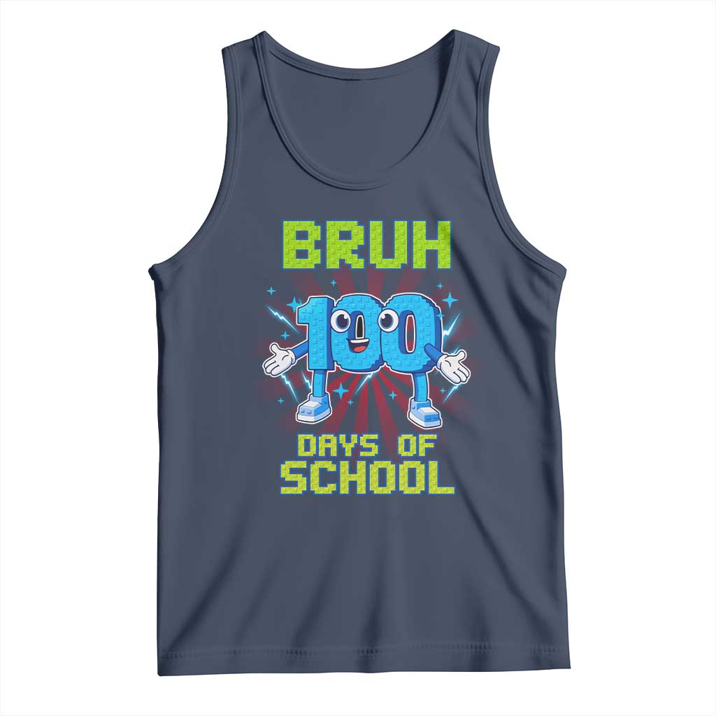 Bruh I Survived 67 33 Days Of School Tank Top Funny 100th Days of School 67 Game Meme - Wonder Print Shop