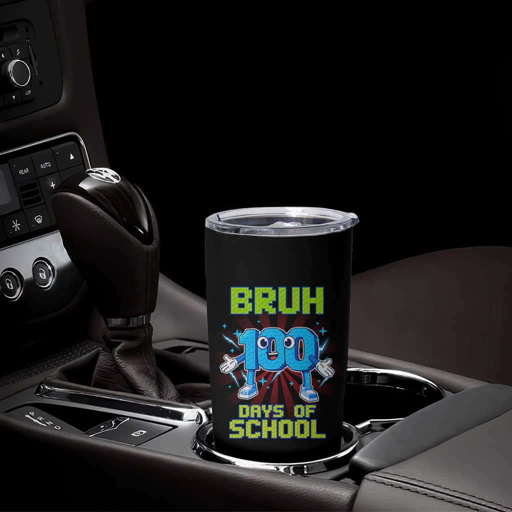 Bruh I Survived 67 33 Days Of School Tumbler Cup Funny 100th Days of School 67 Game Meme