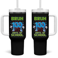 Bruh I Survived 67 33 Days Of School Tumbler With Handle Funny 100th Days of School 67 Game Meme