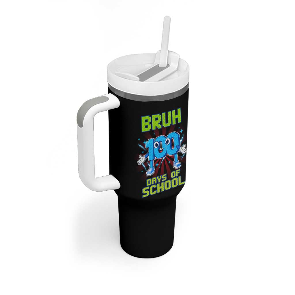 Bruh I Survived 67 33 Days Of School Tumbler With Handle Funny 100th Days of School 67 Game Meme