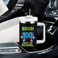 Bruh I Survived 67 33 Days Of School Tumbler With Handle Funny 100th Days of School 67 Game Meme