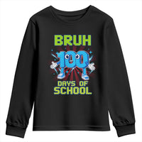 Bruh I Survived 67 33 Days Of School Youth Sweatshirt Funny 100th Days of School 67 Game Meme - Wonder Print Shop