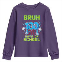 Bruh I Survived 67 33 Days Of School Youth Sweatshirt Funny 100th Days of School 67 Game Meme - Wonder Print Shop