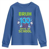 Bruh I Survived 67 33 Days Of School Youth Sweatshirt Funny 100th Days of School 67 Game Meme - Wonder Print Shop