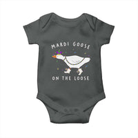 Mardi Goose On The Loose Baby Onesie Funny Mardi Gras Carnival Parade
