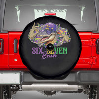 Funny Mardi Gras Six Seven Bruh Spare Tire Cover 67 Meme Mardigator Alligator