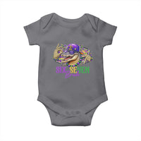 Funny Mardi Gras Six Seven Bruh Baby Onesie 67 Meme Mardigator Alligator
