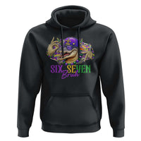 Funny Mardi Gras Six Seven Bruh Hoodie 67 Meme Mardigator Alligator