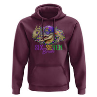 Funny Mardi Gras Six Seven Bruh Hoodie 67 Meme Mardigator Alligator