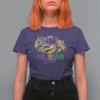 Funny Mardi Gras Six Seven Bruh T Shirt For Women 67 Meme Mardigator Alligator
