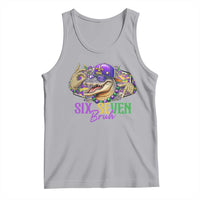 Funny Mardi Gras Six Seven Bruh Tank Top 67 Meme Mardigator Alligator