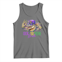 Funny Mardi Gras Six Seven Bruh Tank Top 67 Meme Mardigator Alligator