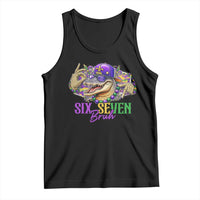 Funny Mardi Gras Six Seven Bruh Tank Top 67 Meme Mardigator Alligator
