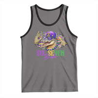 Funny Mardi Gras Six Seven Bruh Tank Top 67 Meme Mardigator Alligator