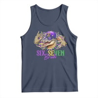 Funny Mardi Gras Six Seven Bruh Tank Top 67 Meme Mardigator Alligator