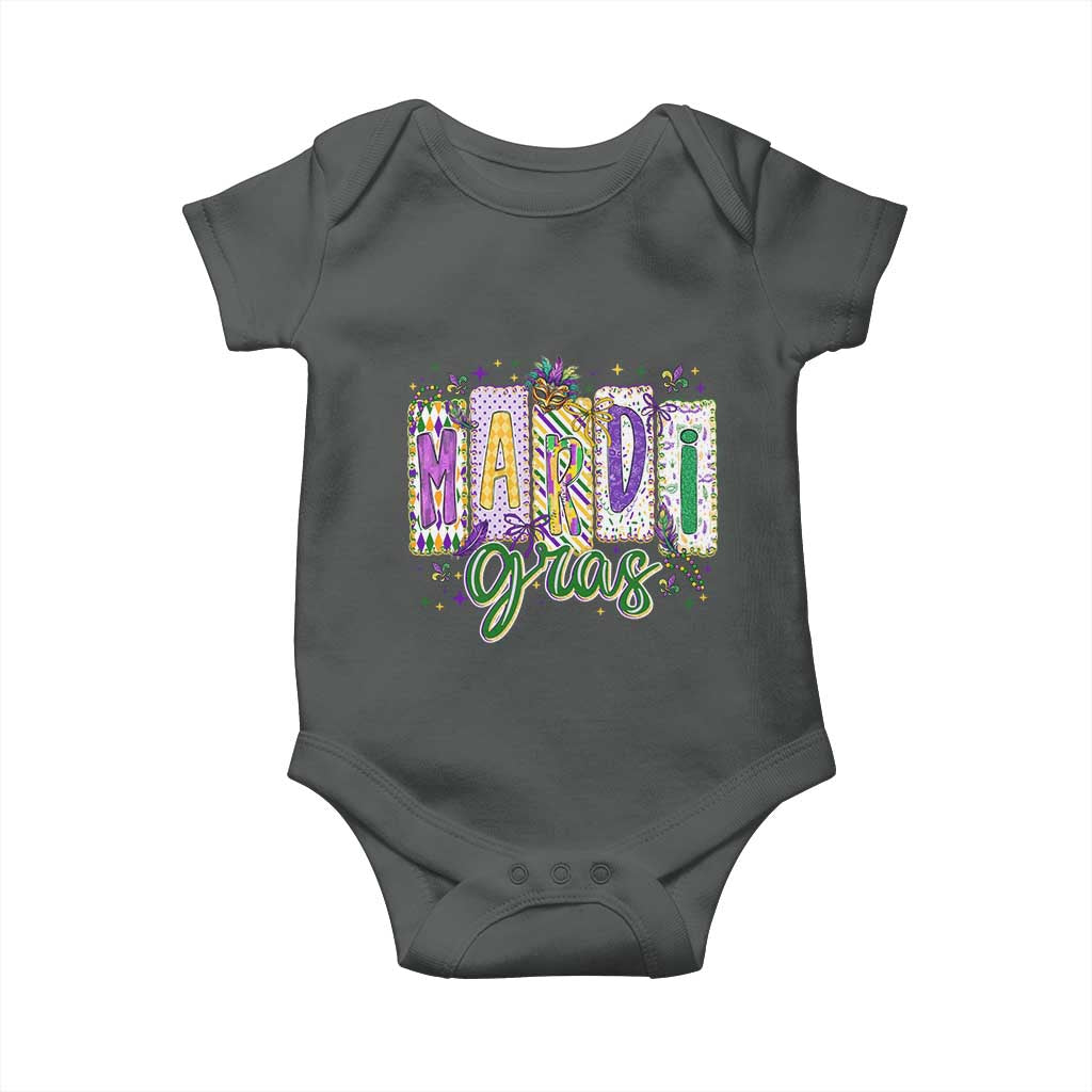 Mardi Gras Baby Onesie New Orleans Carnival Girly Fat Tuesday