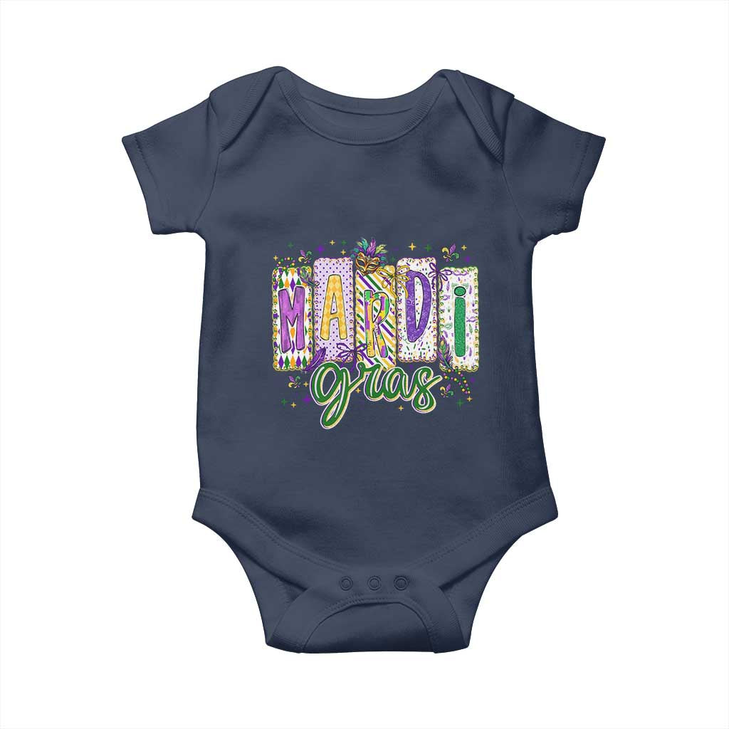 Mardi Gras Baby Onesie New Orleans Carnival Girly Fat Tuesday