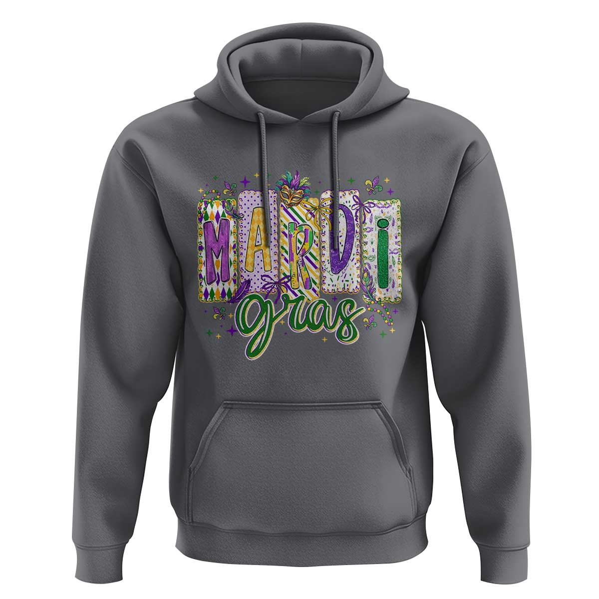 Mardi Gras Hoodie New Orleans Carnival Girly Fat Tuesday