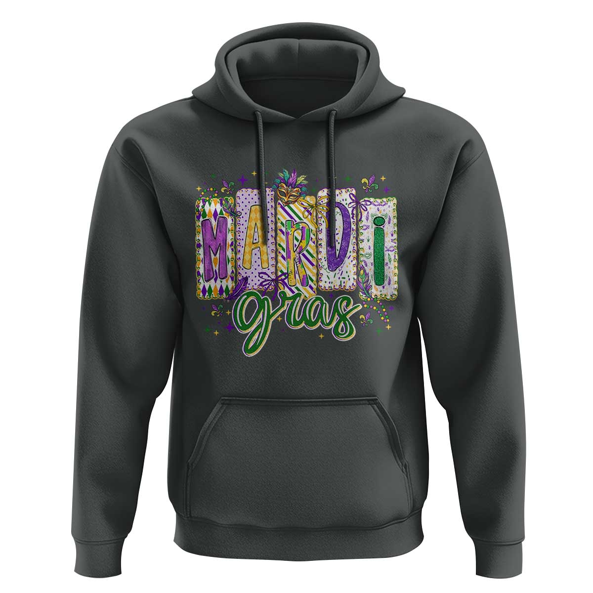Mardi Gras Hoodie New Orleans Carnival Girly Fat Tuesday