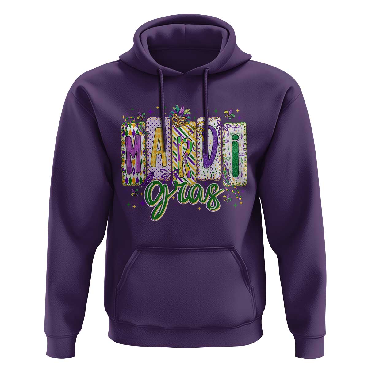 Mardi Gras Hoodie New Orleans Carnival Girly Fat Tuesday