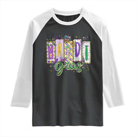Mardi Gras Raglan Shirt New Orleans Carnival Girly Fat Tuesday