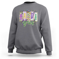 Mardi Gras Sweatshirt New Orleans Carnival Girly Fat Tuesday