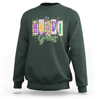 Mardi Gras Sweatshirt New Orleans Carnival Girly Fat Tuesday