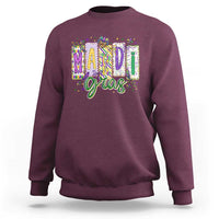 Mardi Gras Sweatshirt New Orleans Carnival Girly Fat Tuesday