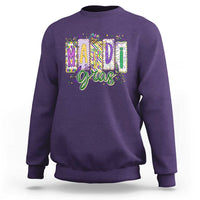 Mardi Gras Sweatshirt New Orleans Carnival Girly Fat Tuesday