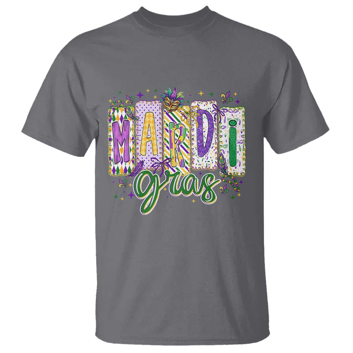 Mardi Gras T Shirt New Orleans Carnival Girly Fat Tuesday