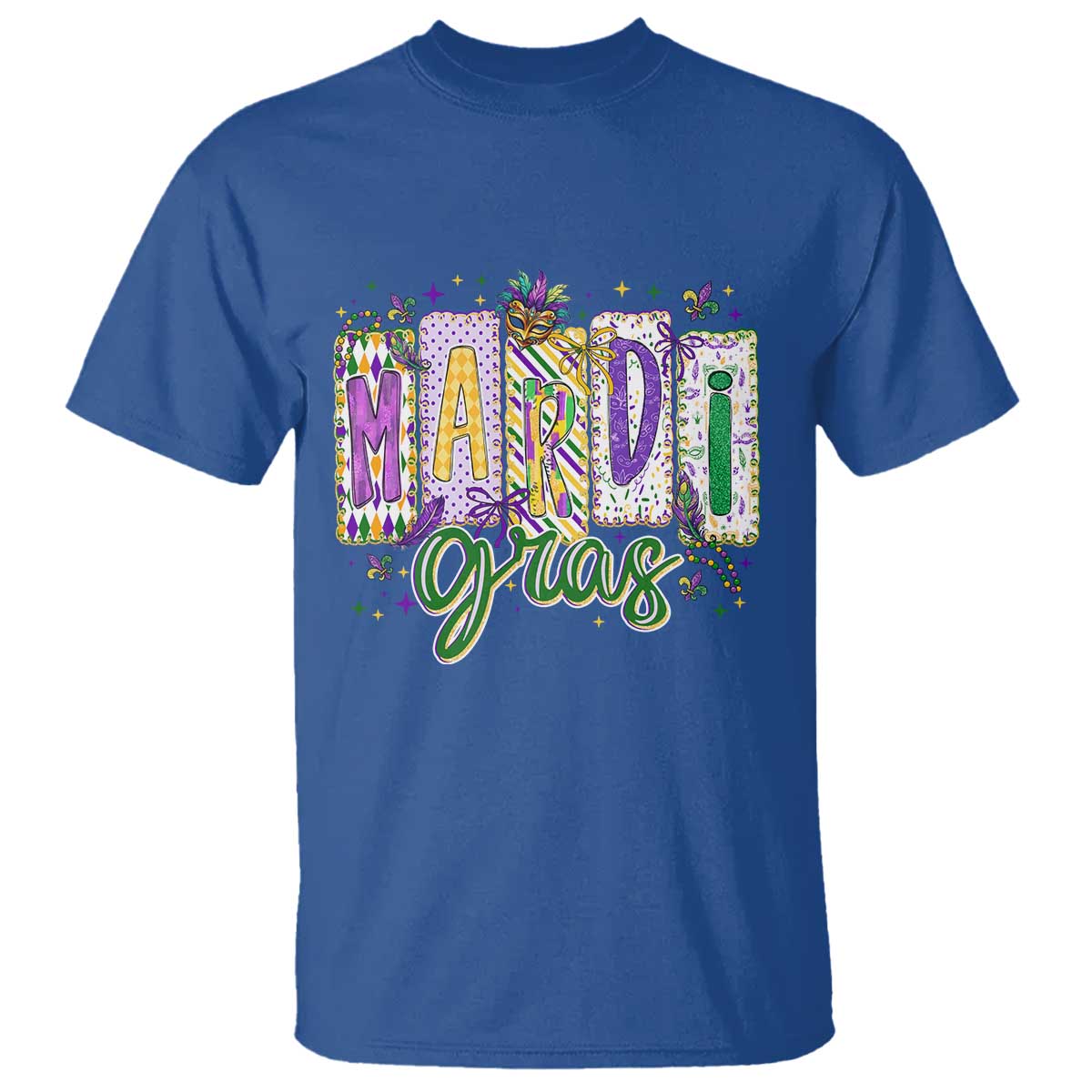 Mardi Gras T Shirt New Orleans Carnival Girly Fat Tuesday