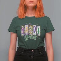 Mardi Gras T Shirt For Women New Orleans Carnival Girly Fat Tuesday