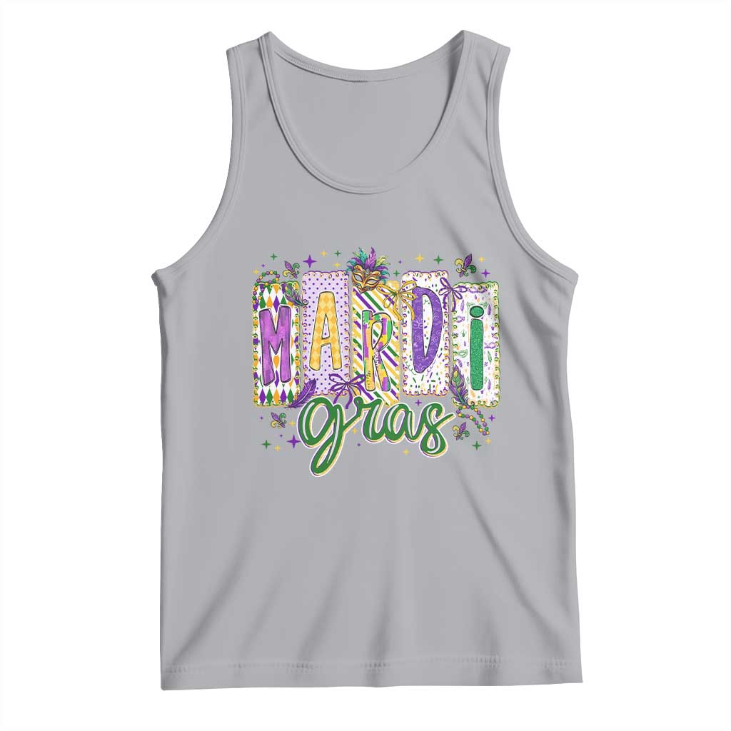 Mardi Gras Tank Top New Orleans Carnival Girly Fat Tuesday