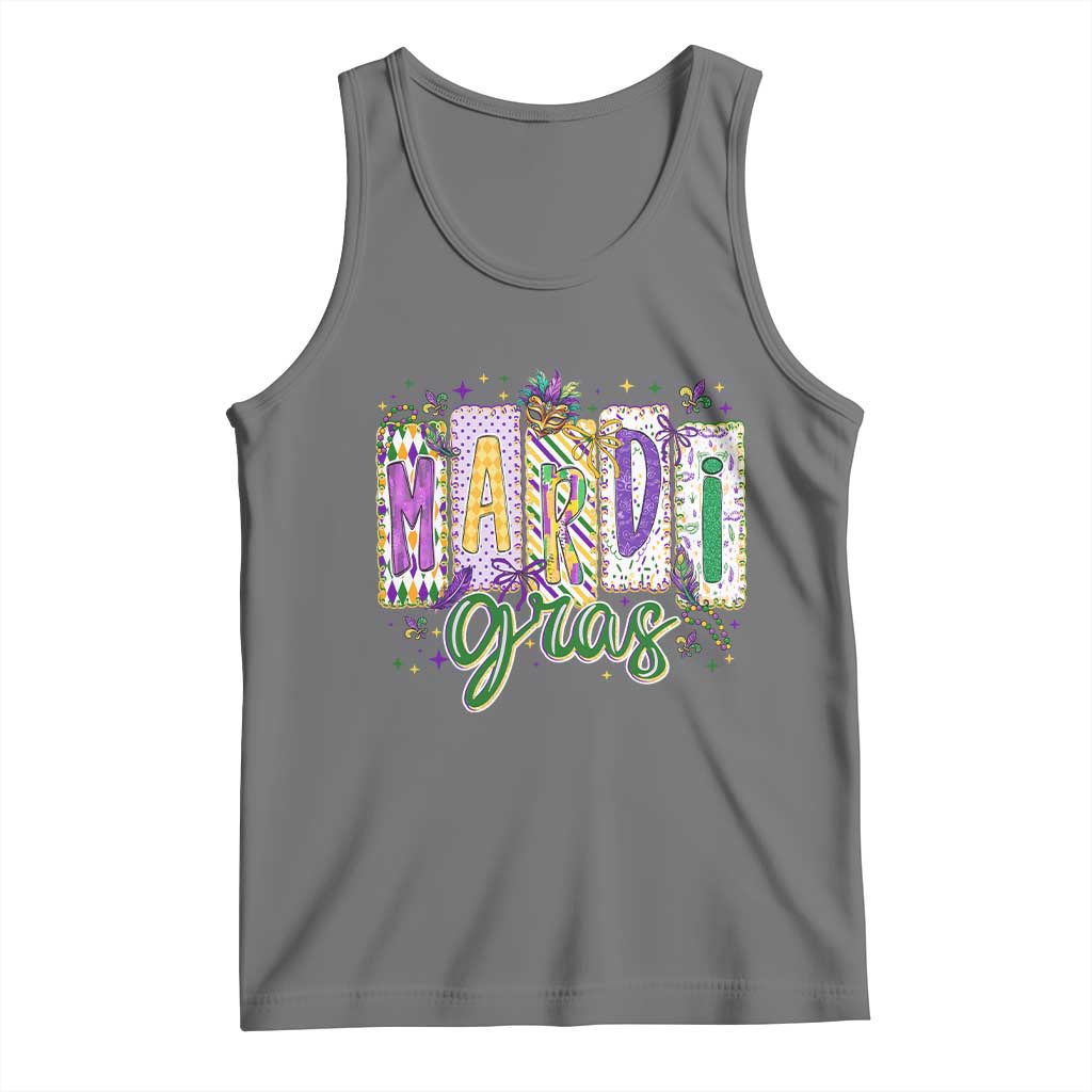 Mardi Gras Tank Top New Orleans Carnival Girly Fat Tuesday