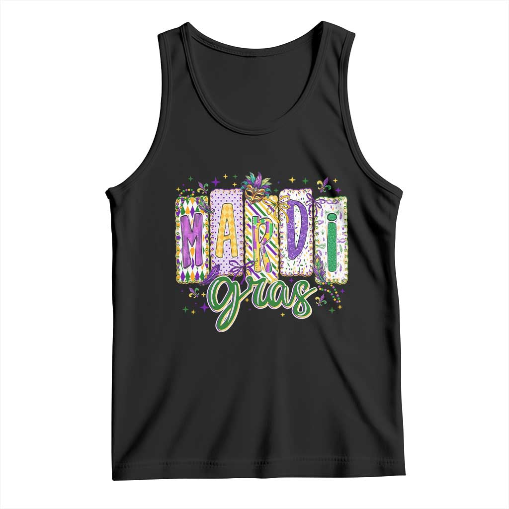 Mardi Gras Tank Top New Orleans Carnival Girly Fat Tuesday